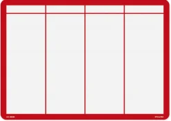 TimeTEX Set Rechenfelder-Folien A3, farbig, 6-tlg.