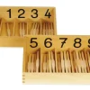 TimeTEX Spindelkästen 0-9, Druckschrift "Montessori Premium"