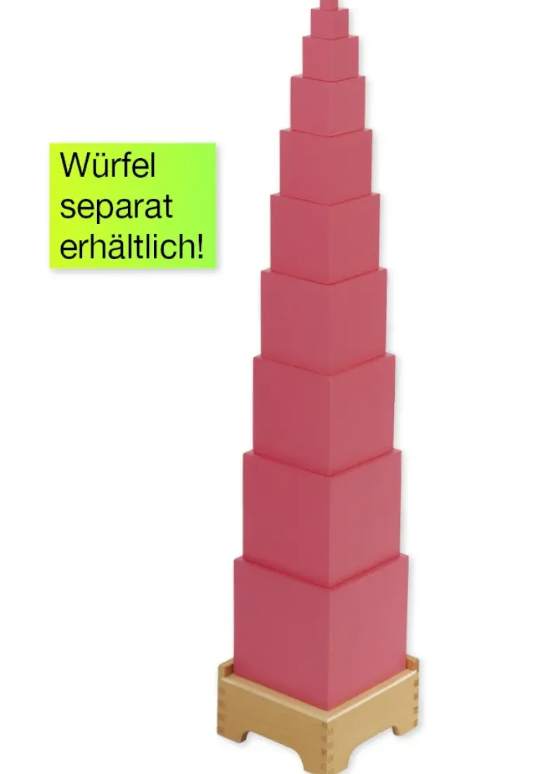 TimeTEX Ständer für Rosa Turm "Montessori Premium"