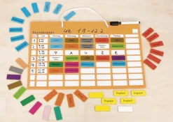 TimeTEX Stundenplan-Tafel magnetisch, ca. 41 x 28 cm