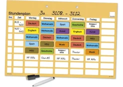 TimeTEX Stundenplan-Tafel magnetisch, ca. 41 x 28 cm