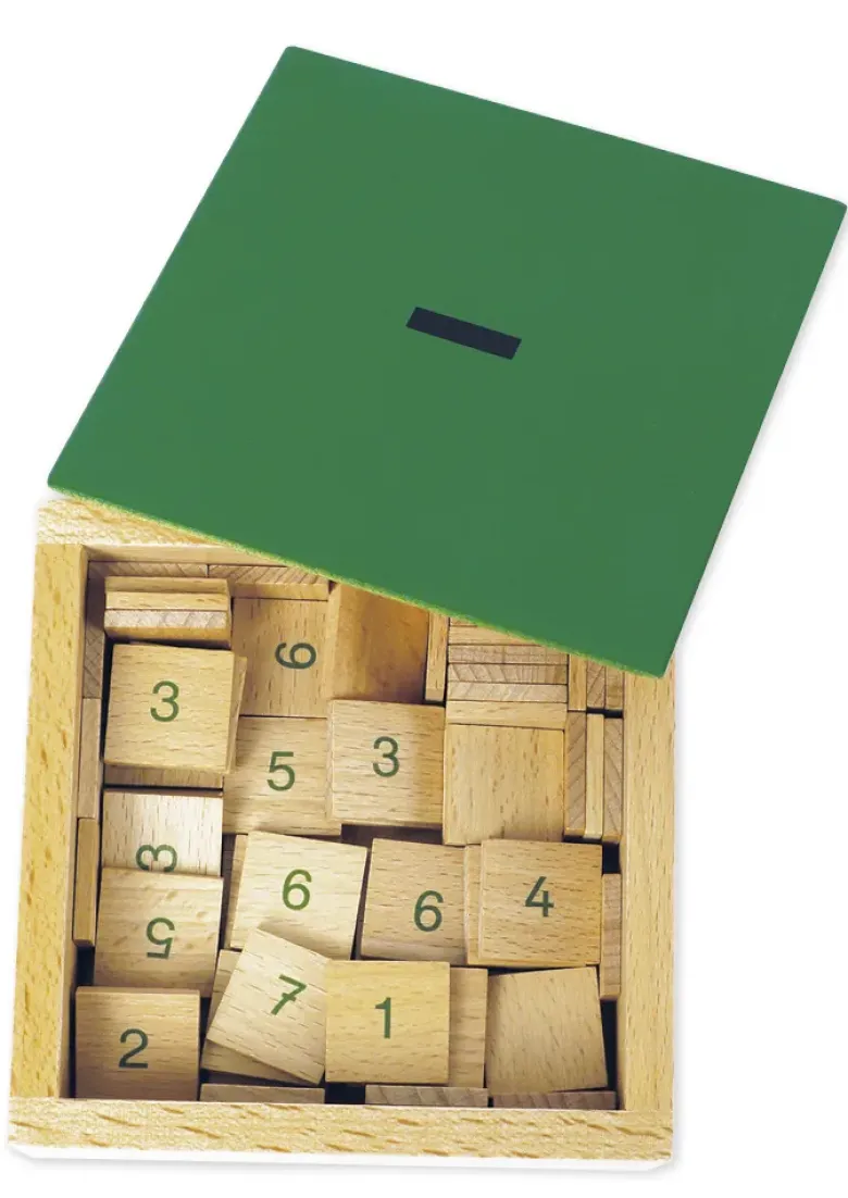 TimeTEX Subtraktionstabellen im Holzrahmen "Montessori Premium"