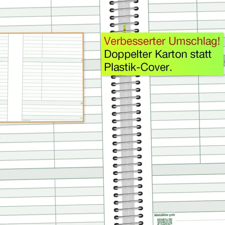 TimeTEX System-Schulplaner A5, grün 2026/2027