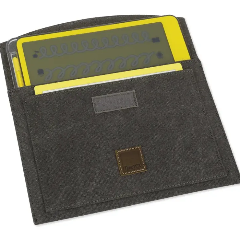 TimeTEX Tablet-Hülle aus Canvas mit Einstecktasche, 30x21 cm