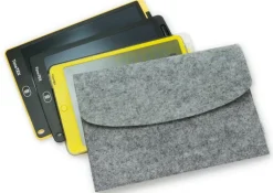 TimeTEX Tablet-Hülle aus Filz mit Einstecktasche, 30x20 cm