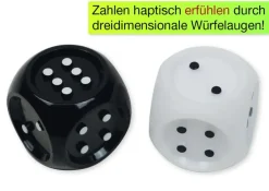TimeTEX Tast- und Fühlwürfel, 32 mm, 2 Stück