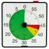 TimeTEX Timer "Countdown" XL, 32x32 cm, mit Ampelscheibe und Pausentaste
