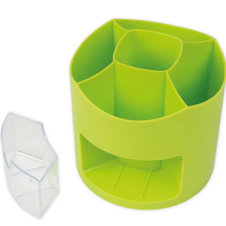 TimeTEX Tisch-Organizer mit Schubfach, drehbar, grün