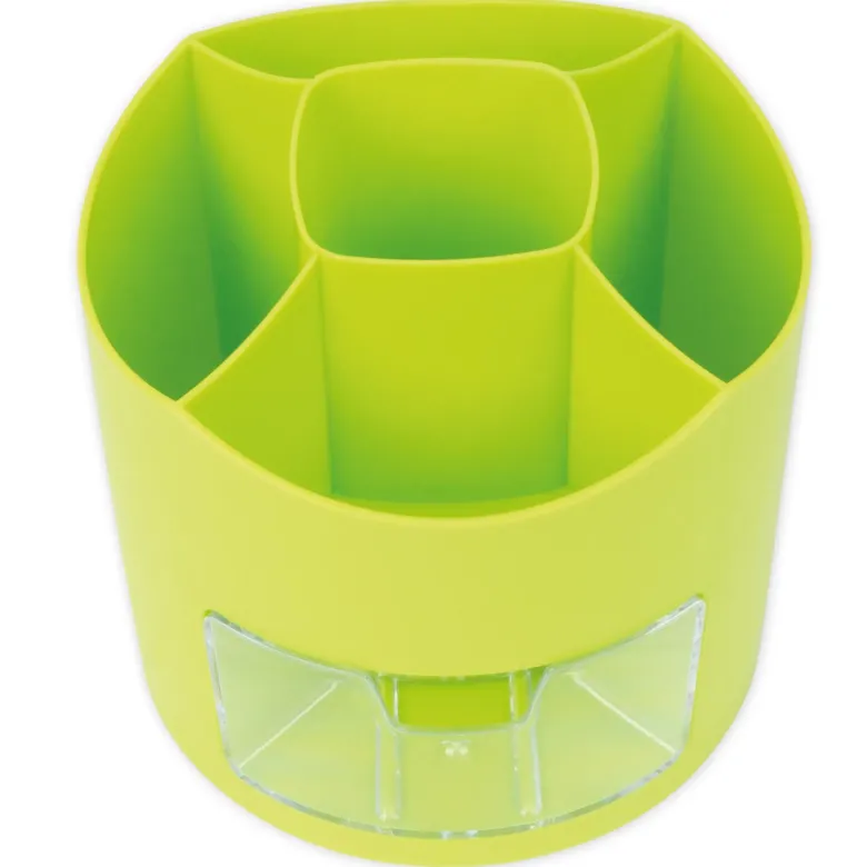 TimeTEX Tisch-Organizer mit Schubfach, drehbar, grün
