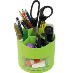 TimeTEX Tisch-Organizer mit Schubfach, drehbar, grün