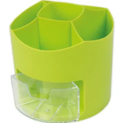 TimeTEX Tisch-Organizer mit Schubfach, drehbar, grün