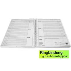 TimeTEX Trend-Schulplaner A4, 2026/2027, lagune