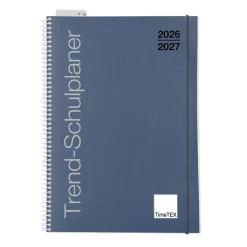 TimeTEX Trend-Schulplaner A5, 2026/2027, nachtblau