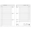 TimeTEX Trend-Schulplaner Hardcover A4-Plus, 2026/2027, lagune