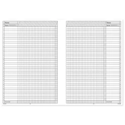 TimeTEX Trend-Schulplaner Hardcover A5-Plus, 2026/2027, lagune