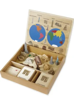 TimeTEX Wahrzeichen-Kontinent-Box "Montessori Premium"