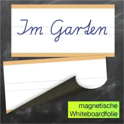 TimeTEX Whiteboard-Demo-Schreibzeile 2-geteilt, magnetisch, 2-tlg.