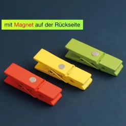 TimeTEX Wochentags-Klammern 10-tlg., farbig, mit Magnet