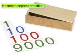 TimeTEX Zahlenkarten groß, 1-9.000, Kunststoff 