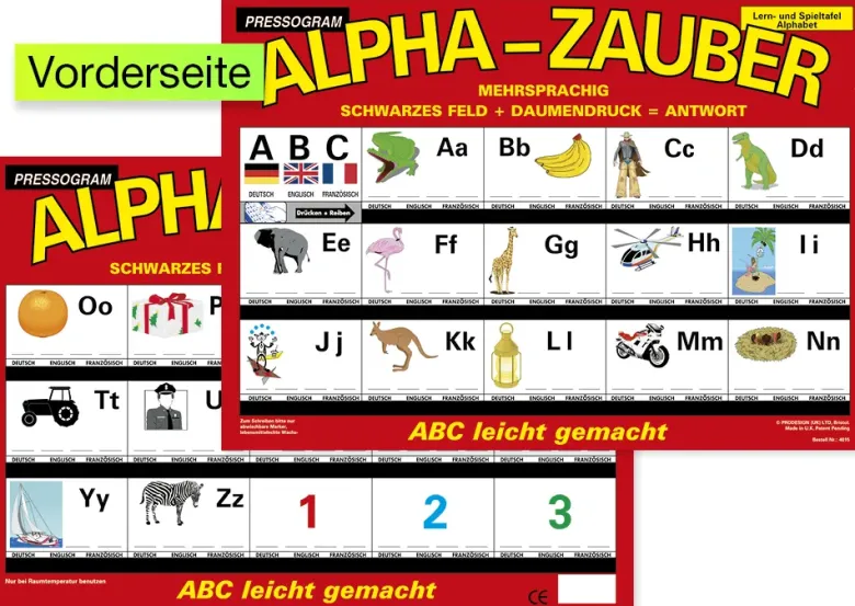 TimeTEX Zaubertafel "ABC" Mehrsprachig