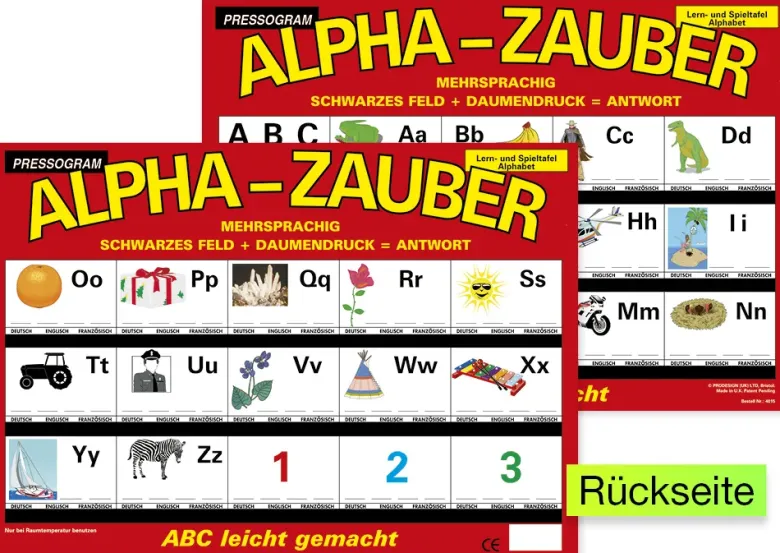 TimeTEX Zaubertafel "ABC" Mehrsprachig