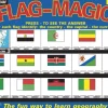 TimeTEX Zaubertafel "Flaggen-Zauber" Englisch Afrika