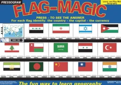 TimeTEX Zaubertafel "Flaggen-Zauber" Englisch Asien