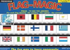 TimeTEX Zaubertafel "Flaggen-Zauber" Englisch Europa