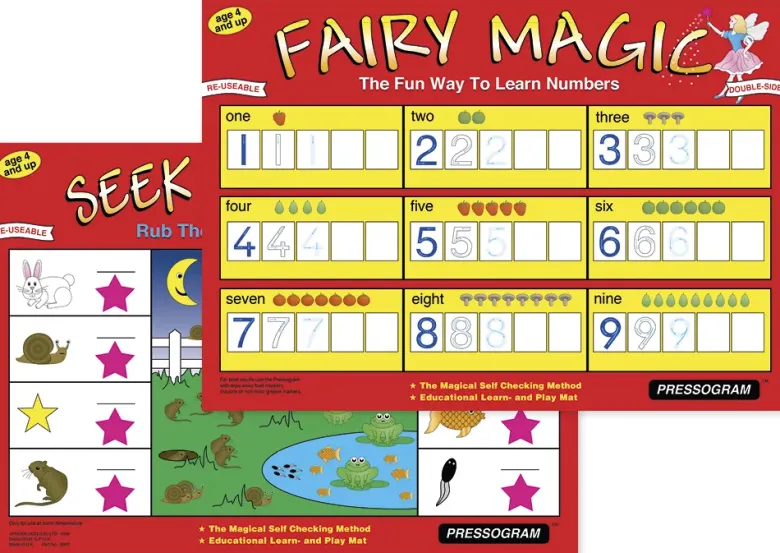 TimeTEX Zaubertafel "Mathematik" Englisch Zauberhaftes Zählen