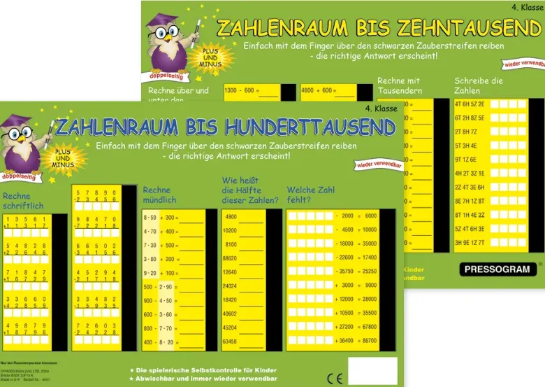 TimeTEX Zaubertafel "Mathematik" Zahlenraum bis 100.000