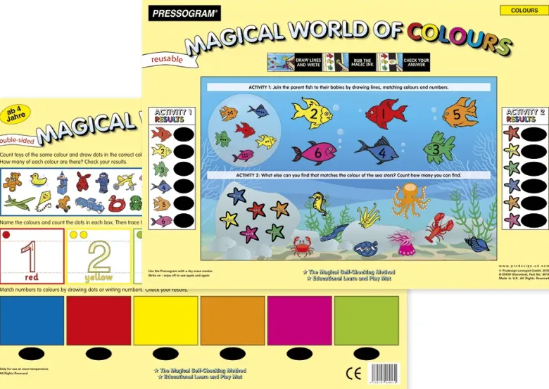 TimeTEX Zaubertafel "Welt der Farben" Englisch