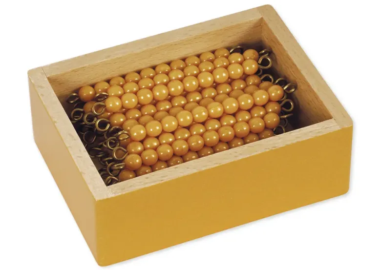 TimeTEX Zehnerstangen, 45 Stück im Kästchen "Montessori Premium"