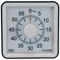 TimeTEX Zeitdauer-Uhr "lautlos" compact mit Ampelscheibe