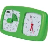 TimeTEX Zeitdauer-Uhr "lautlos" 4in1, grün, 18x10 cm
