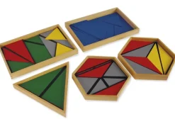 TimeTEX Zwölf Blaue Dreiecke "Montessori Premium"