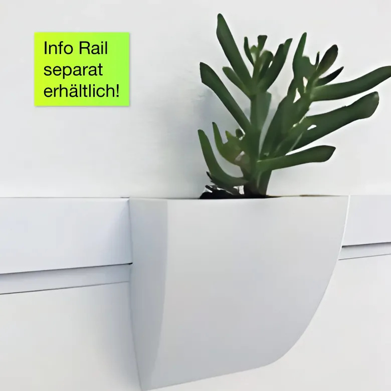 Utensilien-Box für Info-Leiste, weiß, 1 Stück