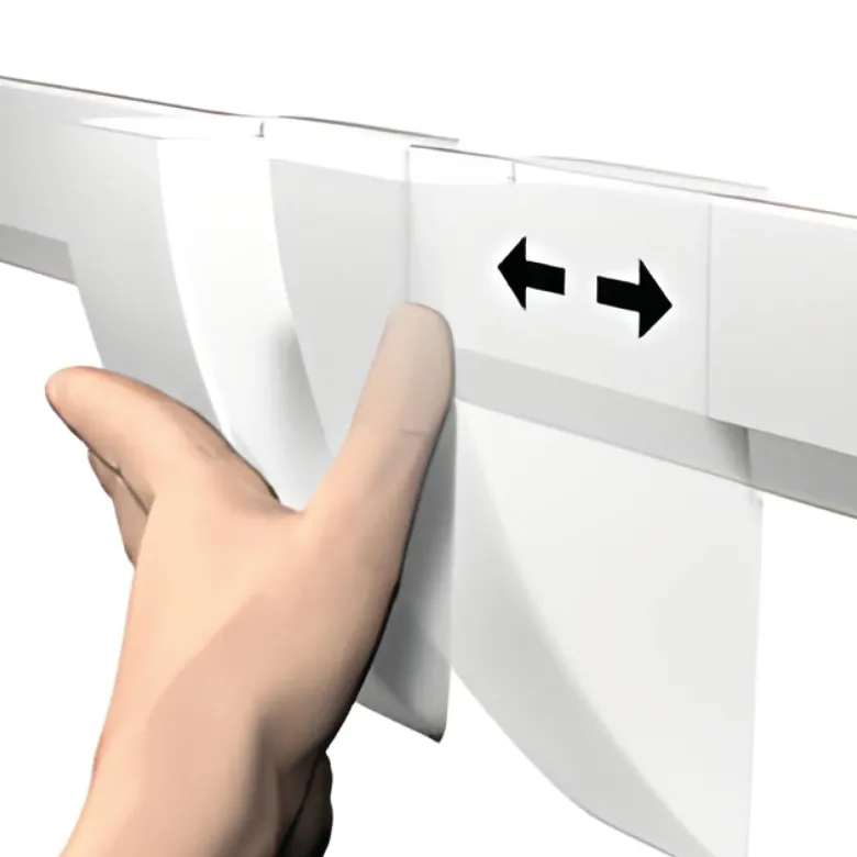 Utensilien-Box für Info-Leiste, weiß, 1 Stück