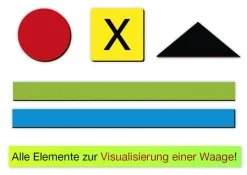 Waage-Modell, magnetisch, 44-tlg., in Box