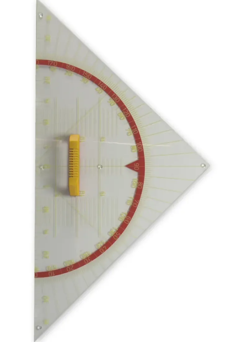 Wandtafel-Gerätesatz Profi 5-tlg., magnetisch, 60 cm Dreieck