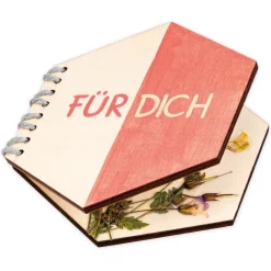 Web- und Fädelwaben aus Holz, 8 Stück