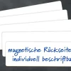 Whiteboard-Schilder, magnetisch, 9,3x29,5 cm, 5-tlg.