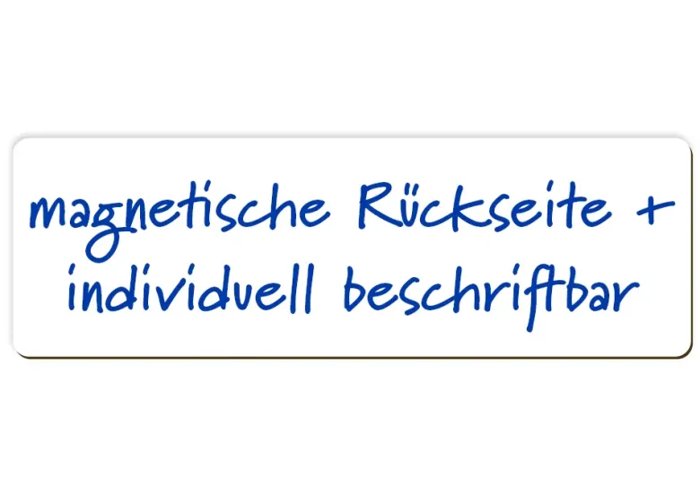 Whiteboard-Schilder, magnetisch, 9,3x29,5 cm, 5-tlg.