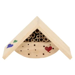 Wildbienen-Hotel zum Bemalen, aus Holz