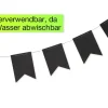 Wimpel-Kette aus Tafelfolie