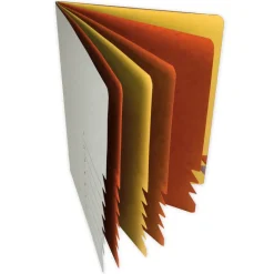 Wochentags-Mappe aus Pappe A4-Plus, 7 Unterteilungen, Verschlussgummi