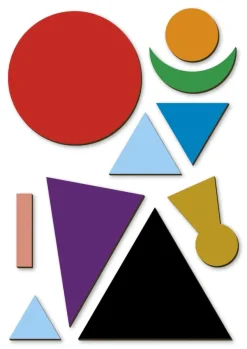 Wortarten-Symbole magnetisch, extra stark, 20-tlg. "Montessori Premium"
