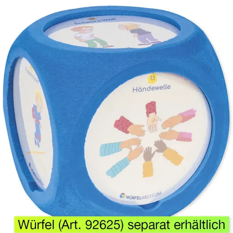 Würfelscheiben "Kinderyoga mit dem Yoga-Würfel", 42 Stück