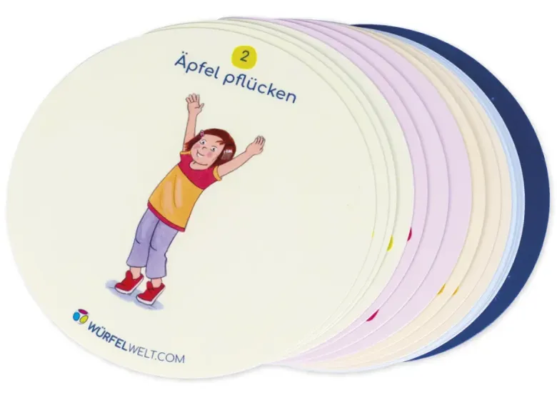 Würfelscheiben "24 Powerpausen für Kinder", 24 Stück