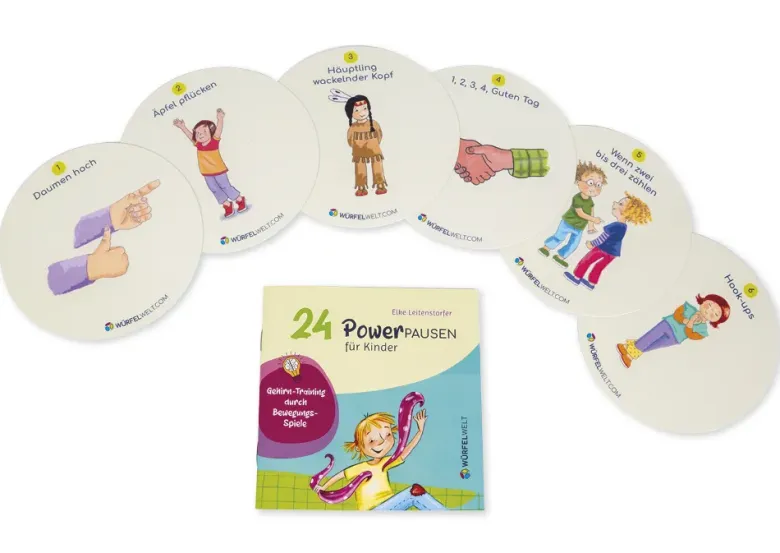 Würfelscheiben "24 Powerpausen für Kinder", 24 Stück