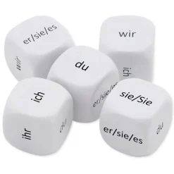 Würfel-Set Deutsch "Personalpronomen" 5-tlg., 16 mm